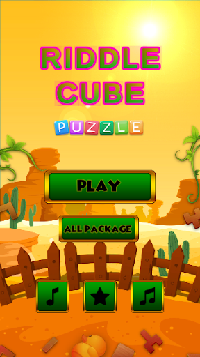 Android application Riddle Cube screenshort