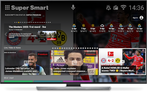 Super Smart TV Launcher LIVE Capture d'écran