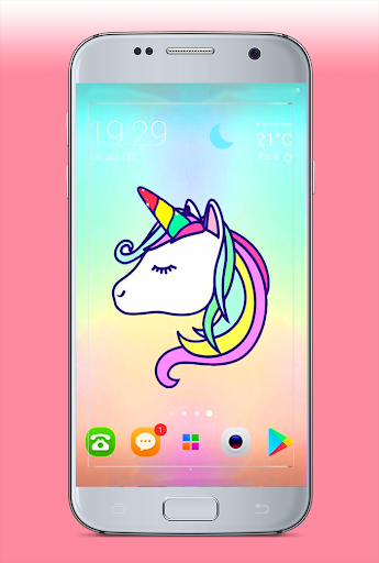 Screenshot of kawaii Unicorn WallpaperS