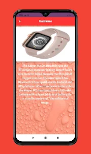 Smart Watch M2 Wear Guide