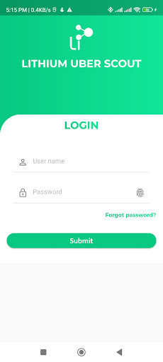 Android application Lithium Uber Scout screenshort