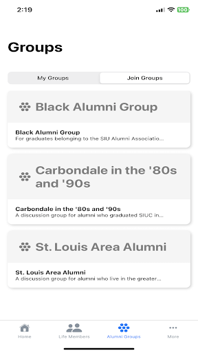 SIU Alumni Screen 3
