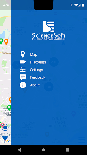 ScienceSoft Discounts Screen 2