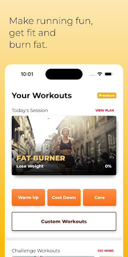 Screenshot of Treadmill Workout: Walk & Run