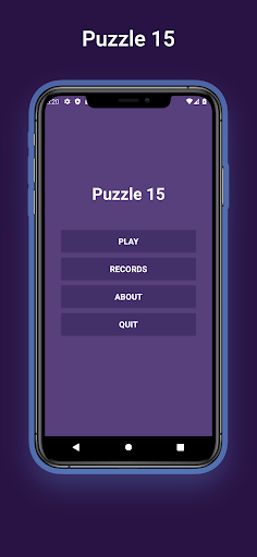 Android application Puzzle Fifteen screenshort