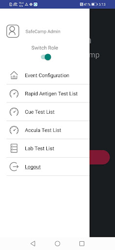 SafeCamp MD Screen 3