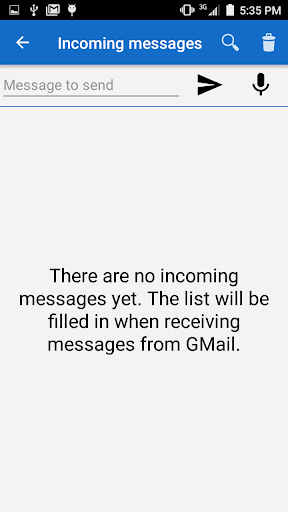 Talking email speak the emails Screen 2