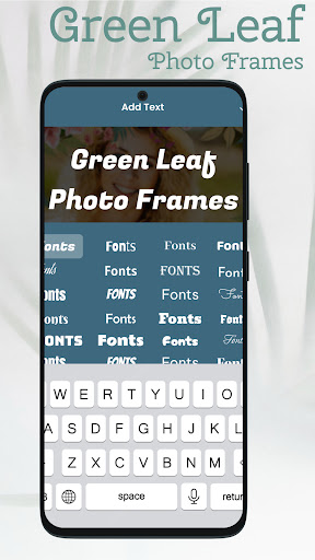 Green Leaf Photo Editor Frames
