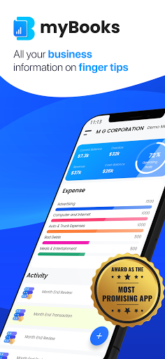 Android application myBooks Invoice & Accounting screenshort