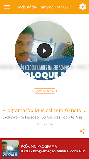 Android application Web Rádio Campos FM 105.7 screenshort