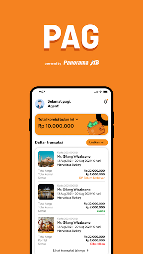 Android application Panorama Agent screenshort