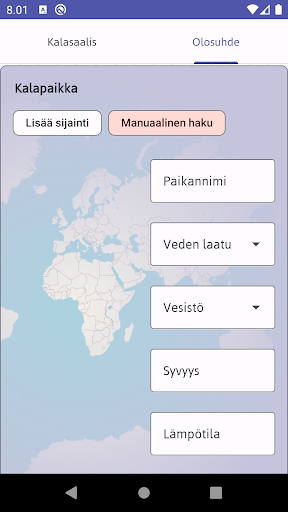 Android application Kalastin screenshort