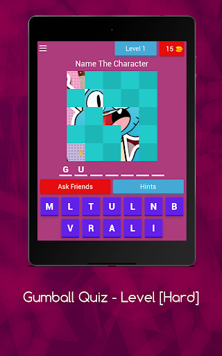 Gumball Quiz - Level Hard