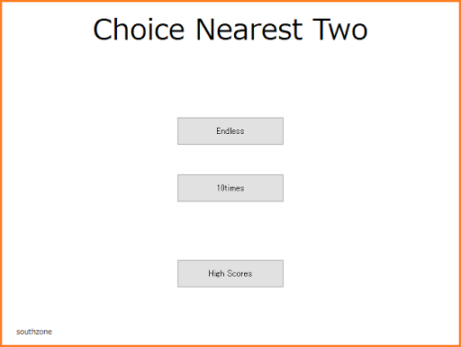 Android application Choice Nearest Two screenshort