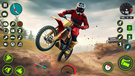 Android application Dirt Bike Stunt Racing Games screenshort