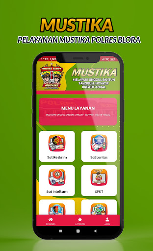 PELAYANAN MUSTIKA POLRES BLORA Screen 3
