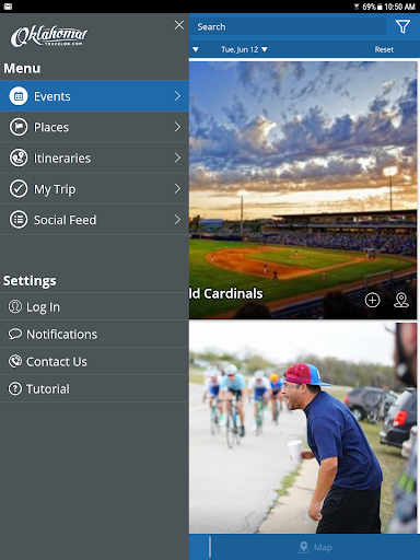 Screenshot of TravelOK