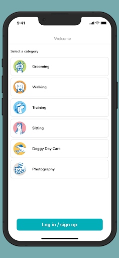 Android application BookYourPet: Appointments screenshort