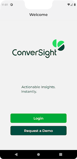 Android application ConverSight.ai screenshort