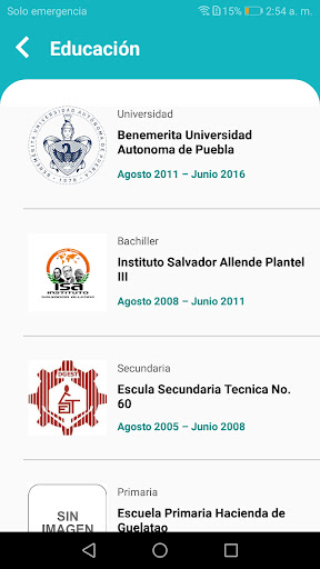 CV App Screen 3
