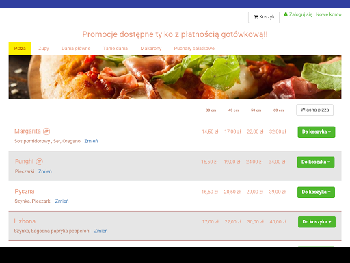 Pizzeria Tina Screen 3