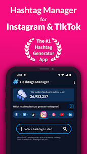 Hashtags Manager Mod APK (Unlimited Likes & Followers) 1