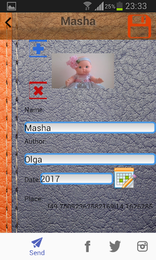 Family collection Screen 3