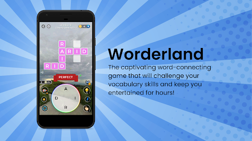 Android application Worderland - Connect Words screenshort