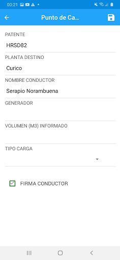 Control Limpiafosas Screen 3