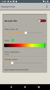 EyeCareL: Blue light filter Unknown