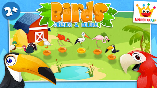 Birds - Puzzle para Colorir Captura de Tela do Jogo Android 1