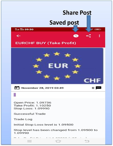 Forex Signals -Make Profit Dai Screen 2