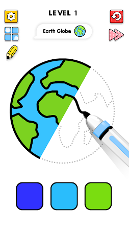 Game screenshot Color & Draw : Satisfying Game mod apk