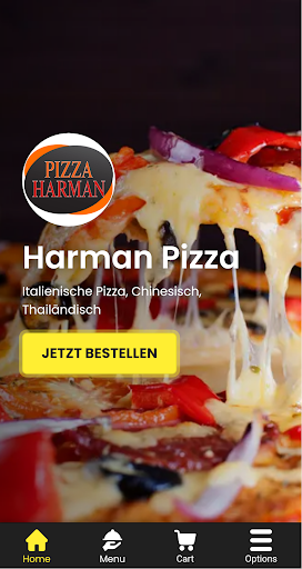Android application Harman Pizza screenshort
