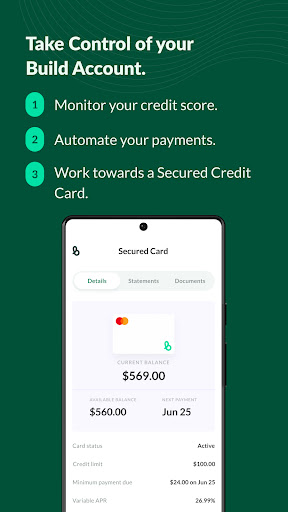 Build: Credit Building Screen 2