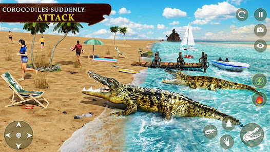 Crocodile Hunt Animal Game 3d 1.1 APK + Mod (Free purchase) for Android