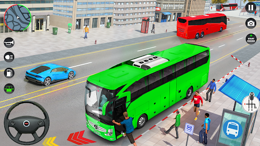 euro autobús conductor sim