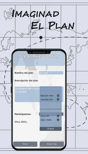 Android application Planeo screenshort
