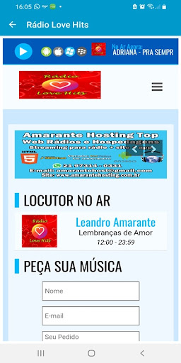 Rádio Love Hits Screen 3