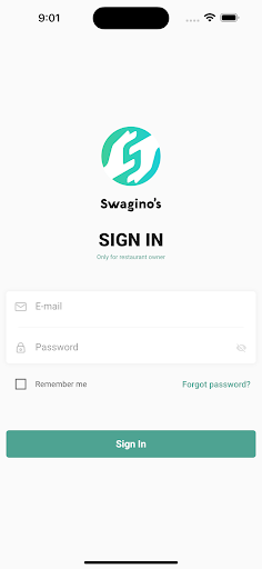 Android application Swagino's Platform screenshort