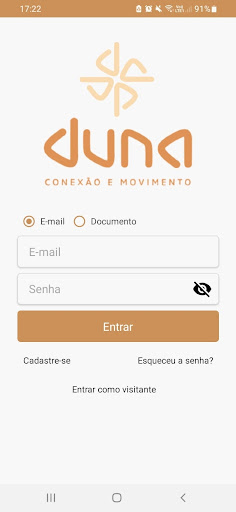Android application Duna screenshort