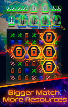 Solar Federation Match 3 Space - Screenshot 2