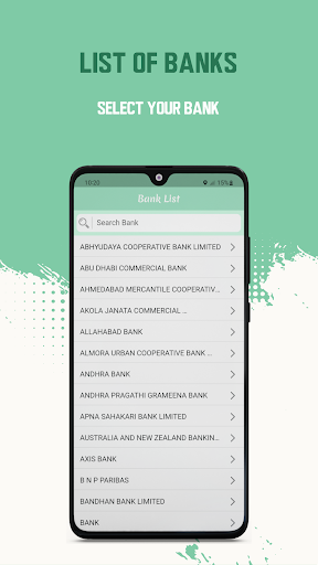Bank IFSC Code Finder Screen 2