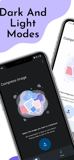 Android application Image and Audio Compressor screenshort