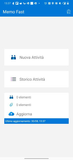Android application Memo Fast screenshort