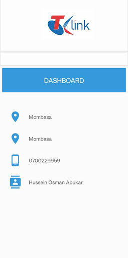 Android application Through Cable Link Subscriber screenshort