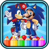 coloring sonic dach game for fans icon