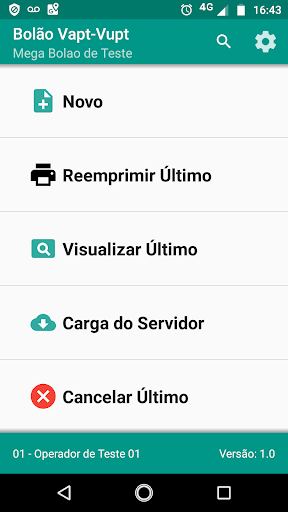 Android application Informais Bolão Vapt-Vupt screenshort