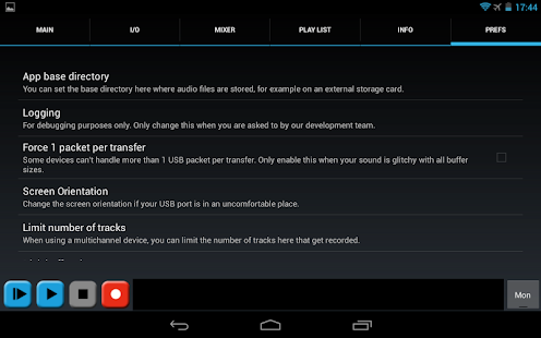 USB Audio Recorder PRO Screenshot