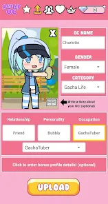 Gacha Preset OC - Both genders base